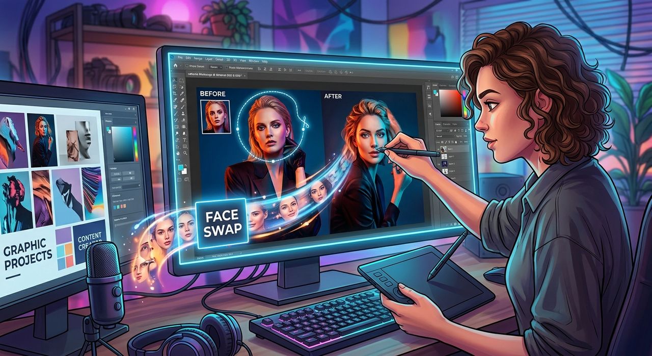 Why Content Creators Are Using Face Swap for Graphic Projects