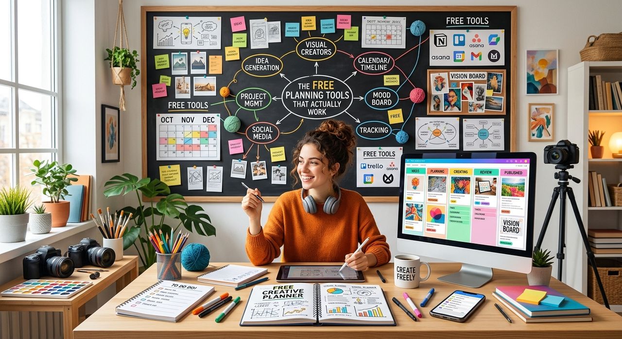 The Free Planning Tools That Actually Work for Visual Creators