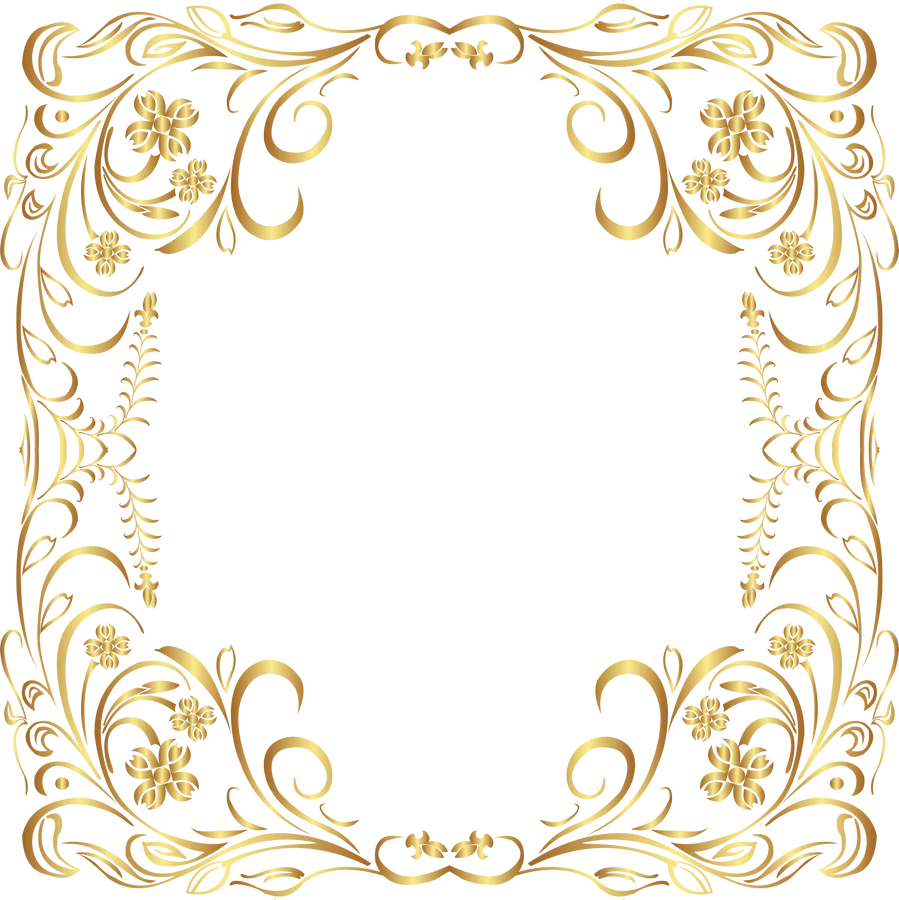 Gold Borders Png