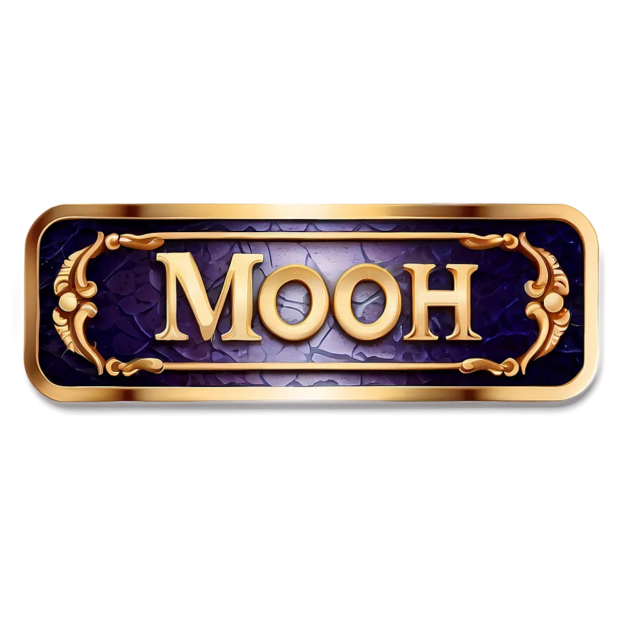 Name Plate Png