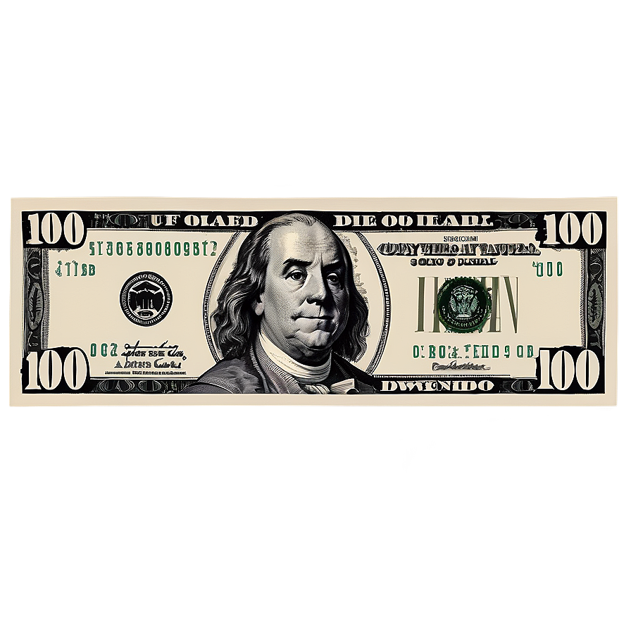 100 Dollar Bill Pattern Png 05242024