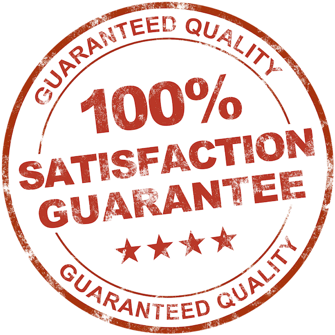 100 Percent Satisfaction Guarantee Seal