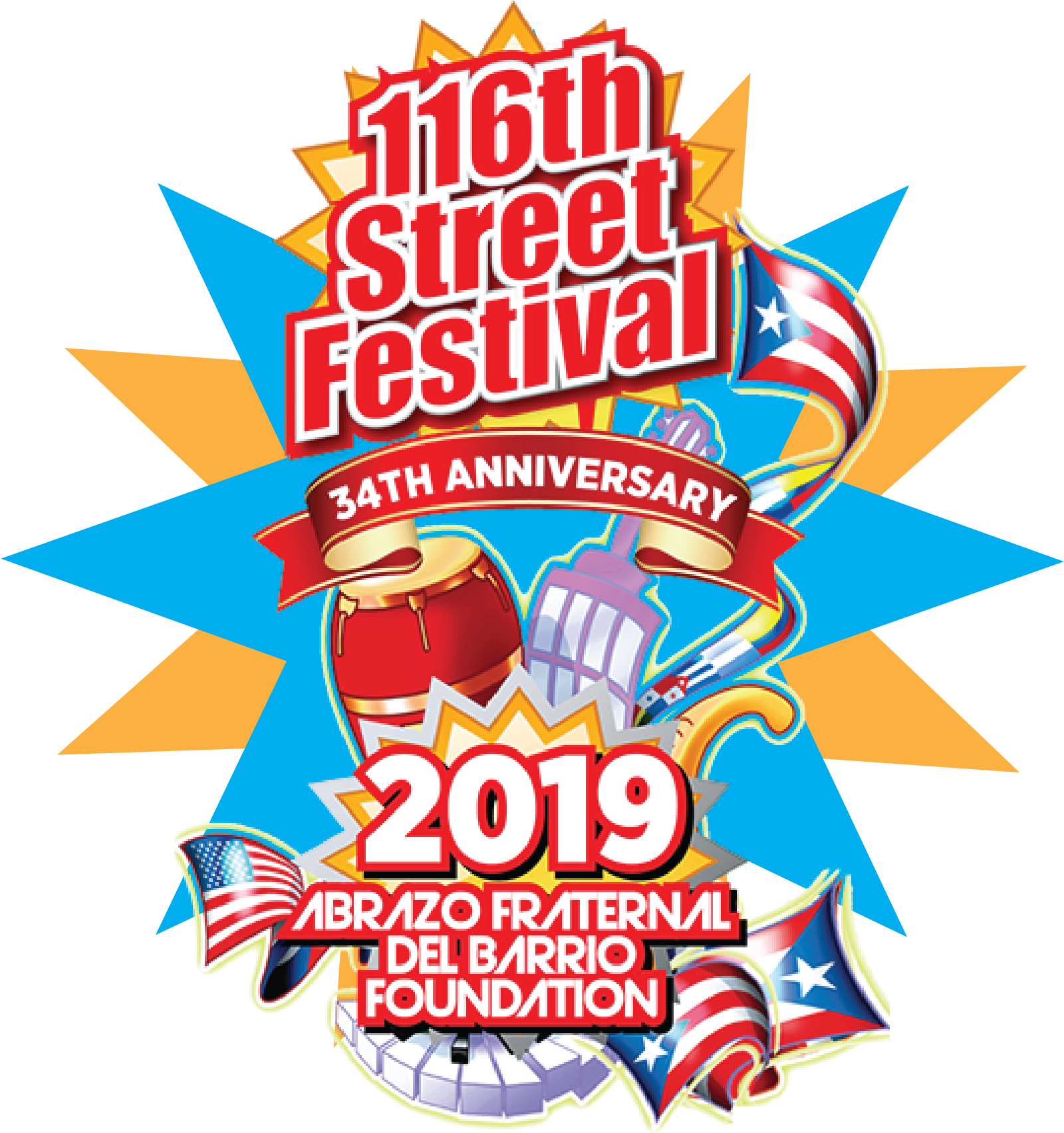 116th Street Festival2019 Logo