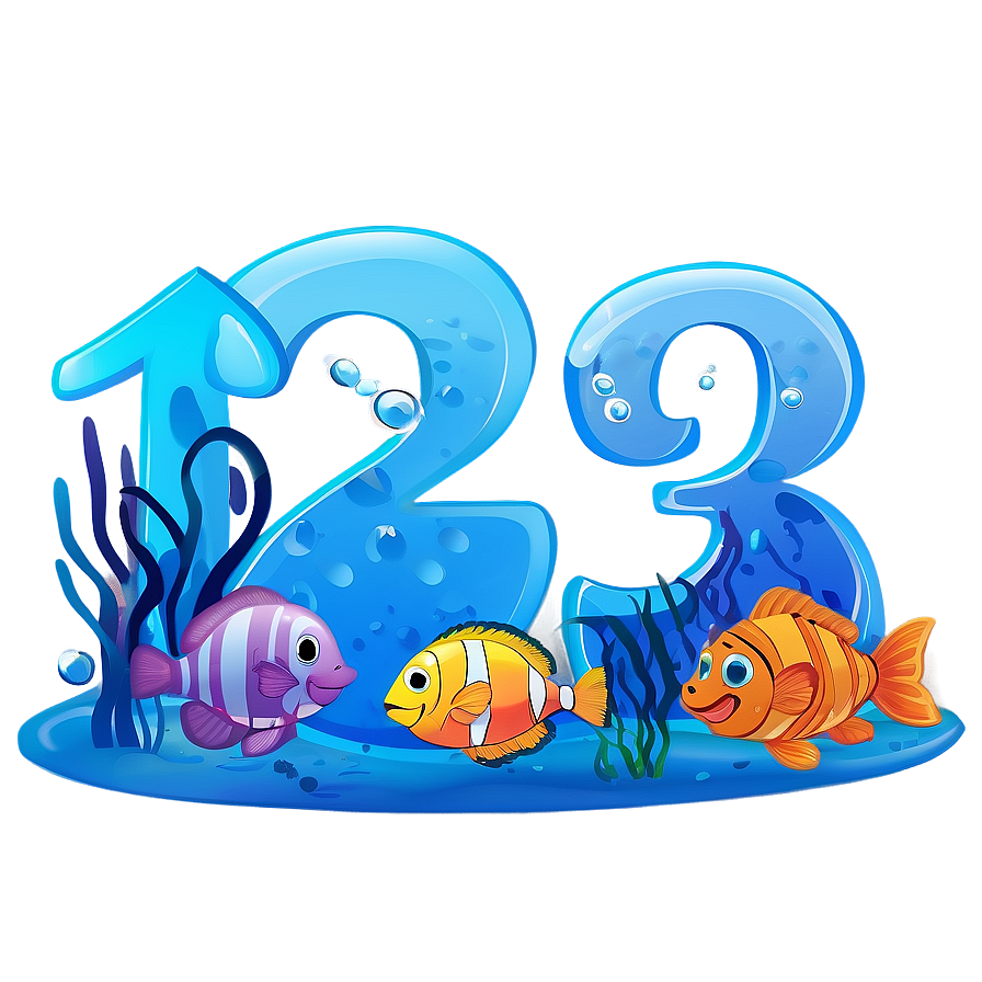 123 With Underwater Theme Png Fpx14