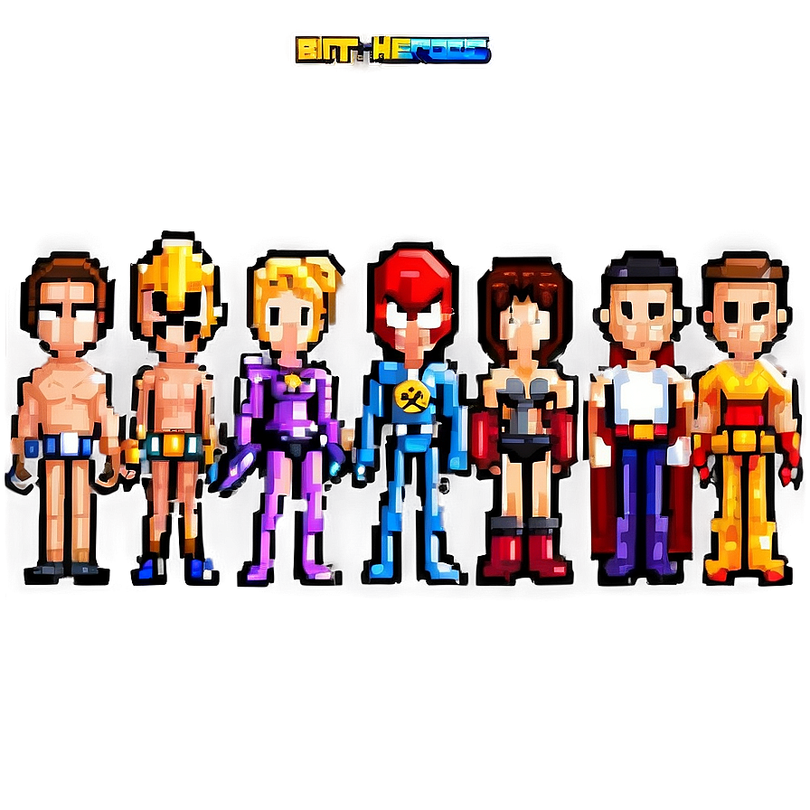 16 Bit Pixel Heroes Png 3