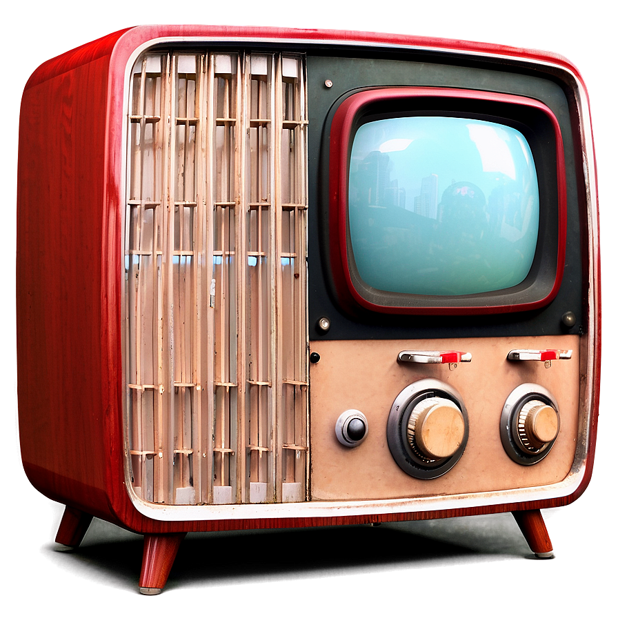 1950s Television Image Png Nqe