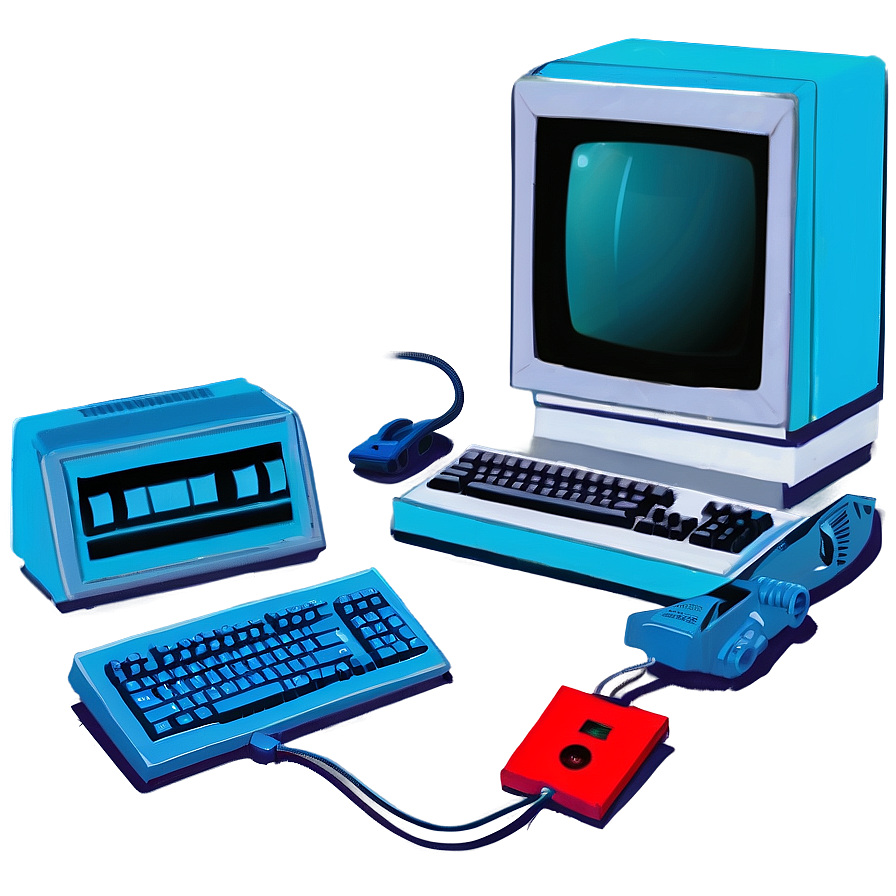 1980s Computer Technology Png 18