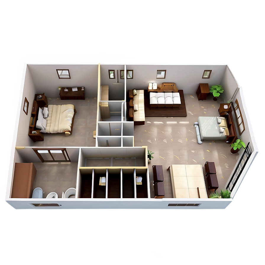 2 Bedroom Floor Plan Png Esd69