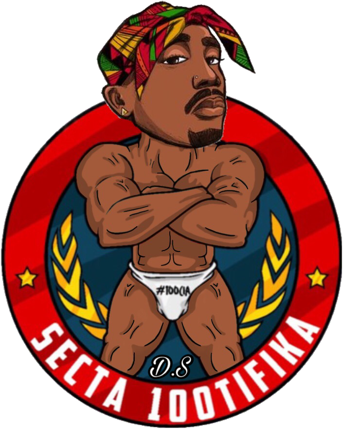 2 Pac Cartoon Crest