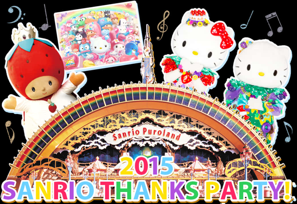 2015 Sanrio Thanks Partyat Puroland