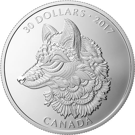 2017 Canadian30 Dollar Silver Coin
