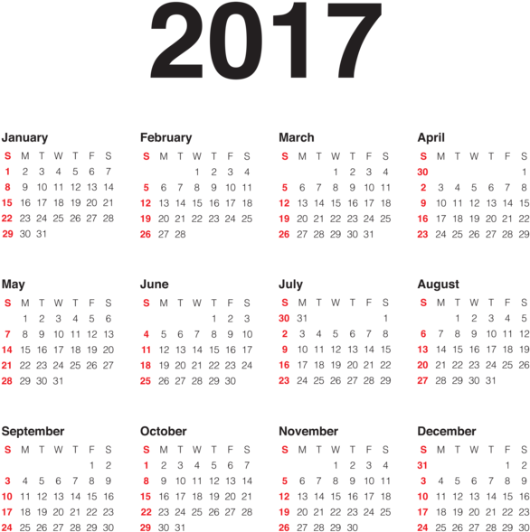 2017_ Red_and_ Black_ Calendar