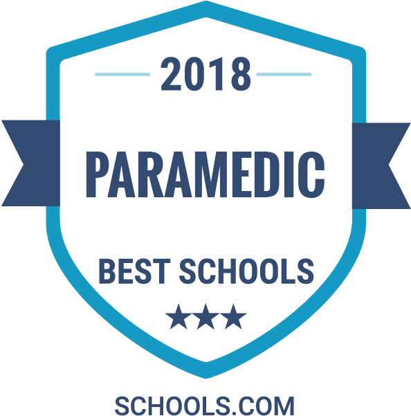 2018 Best Paramedic Schools Badge