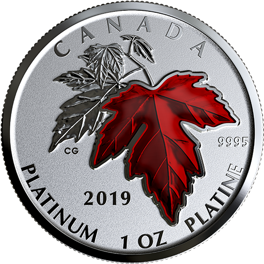 2019 Canadian Platinum Maple Leaf Coin