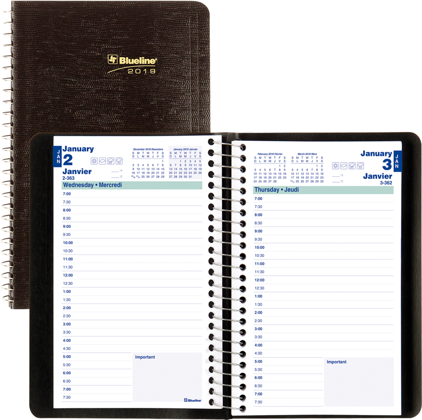 2019 Daily Planner Agenda