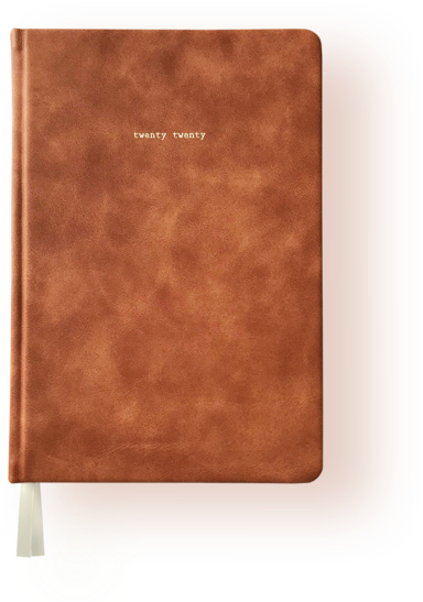 2020 Brown Leather Diary