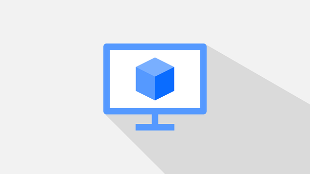 3 D Cube Icon Graphic