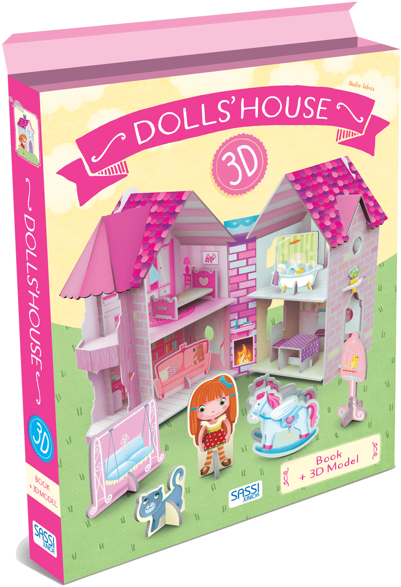 3 D Dolls House Bookand Model Packaging