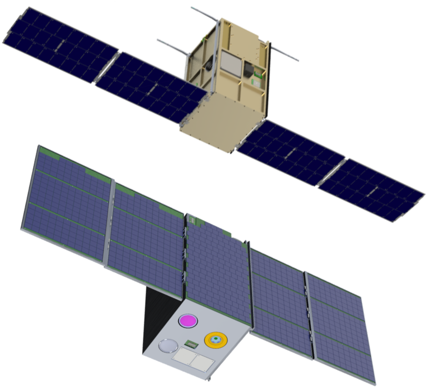 3 D Model Satellite Illustration