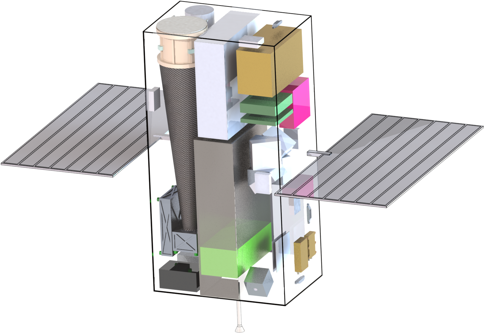 3 D Model Satellite Illustration