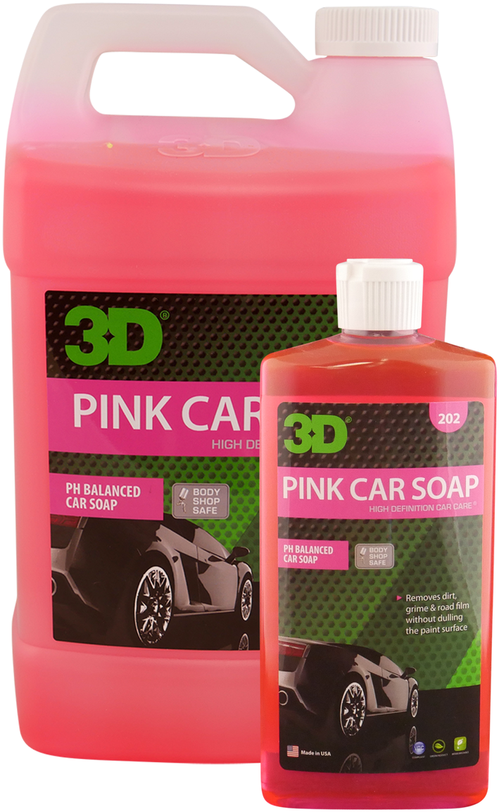 3 D Pink Car Soap Products