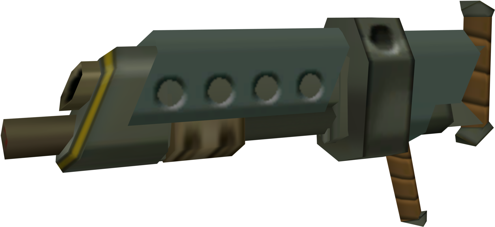 3 D Rendered Gun Model