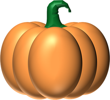 3 D Rendered Pumpkin