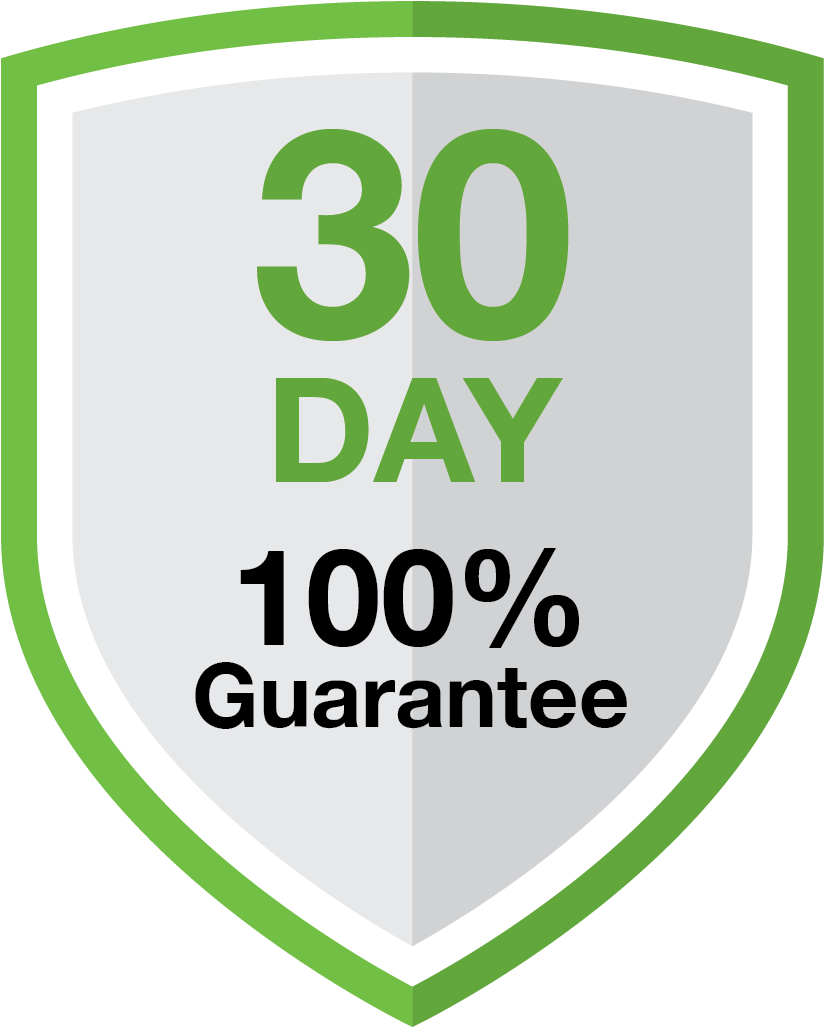 30 Day100 Percent Guarantee Shield
