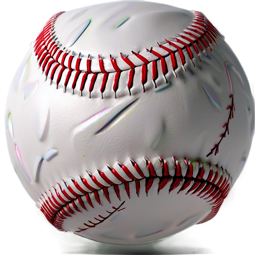 3d Baseball Stitching Effect Png Aqh46