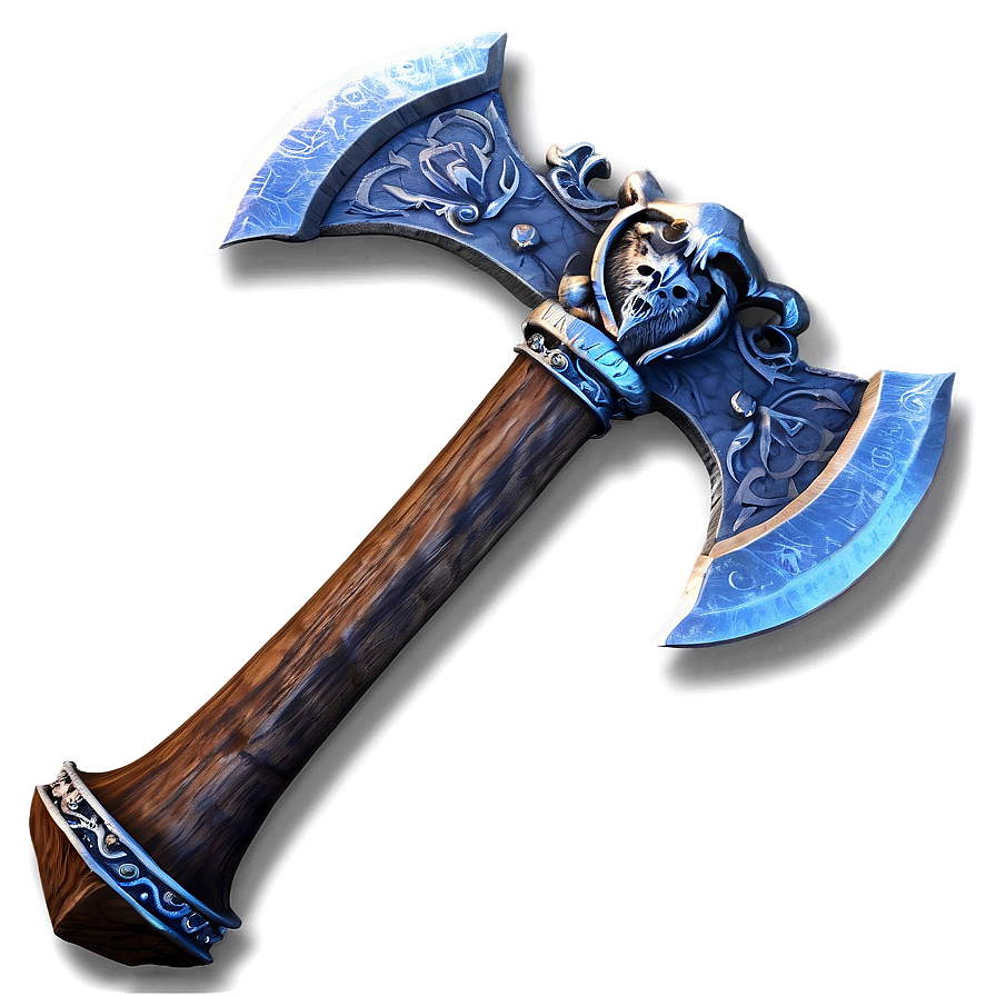 3d Battle Axe Png 06132024