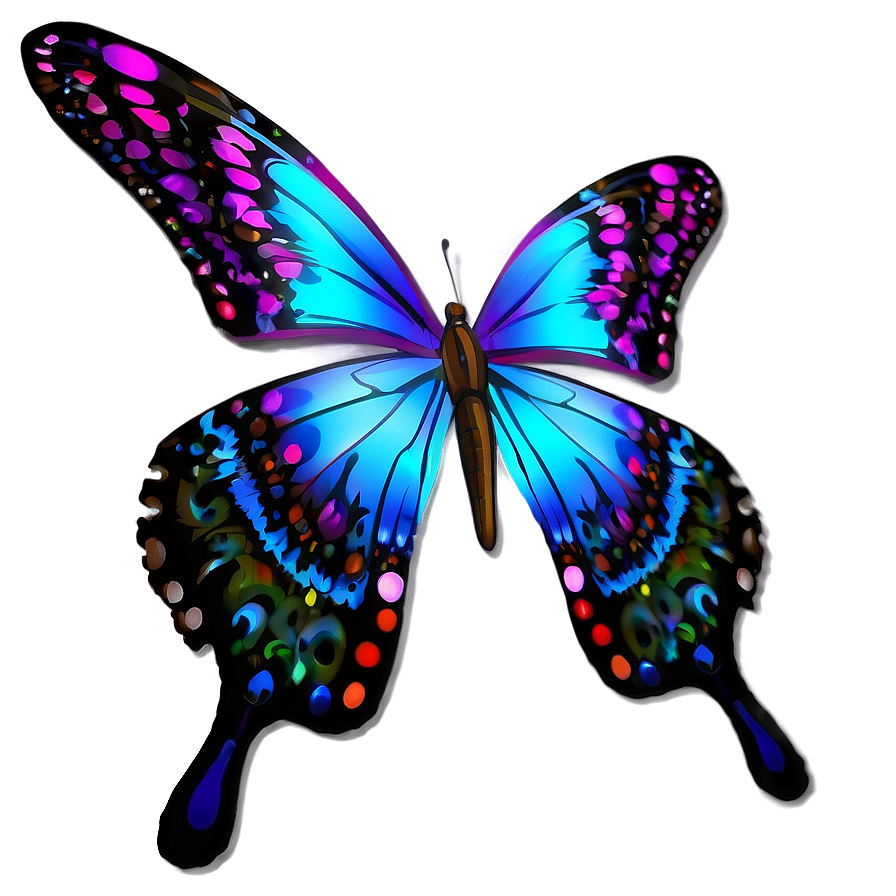 3d Butterfly Png Kpo35