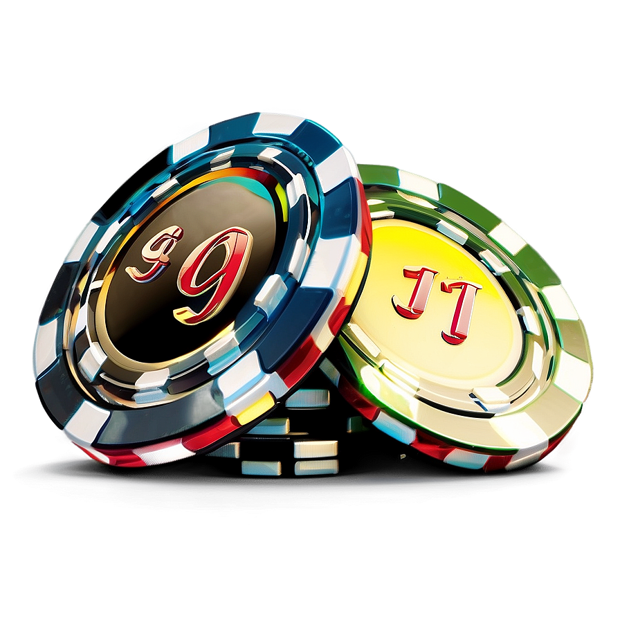 3d Casino Chips Png 95