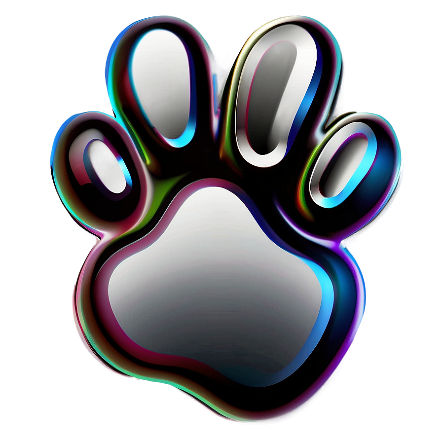 3d Cat Paw Print Png 06272024