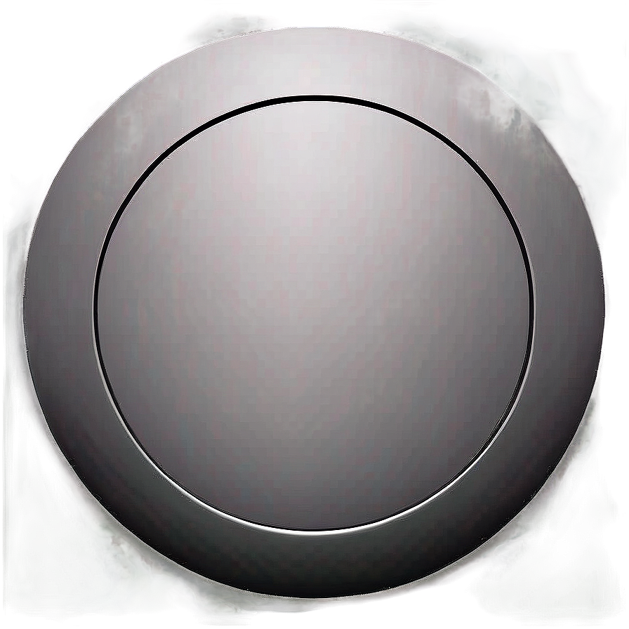 3d Circle In Monochrome Png 15