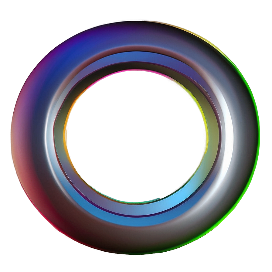 3d Circle On Transparent Background Png 89