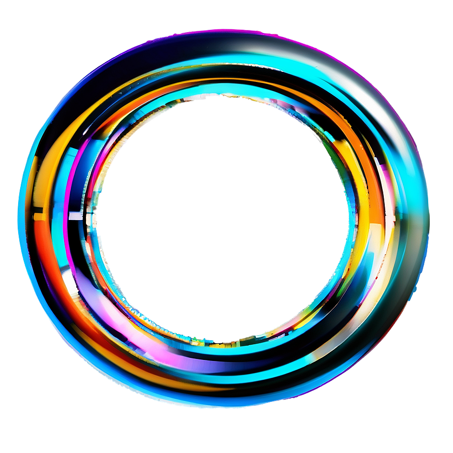 3d Circle With Chromatic Aberration Png 28