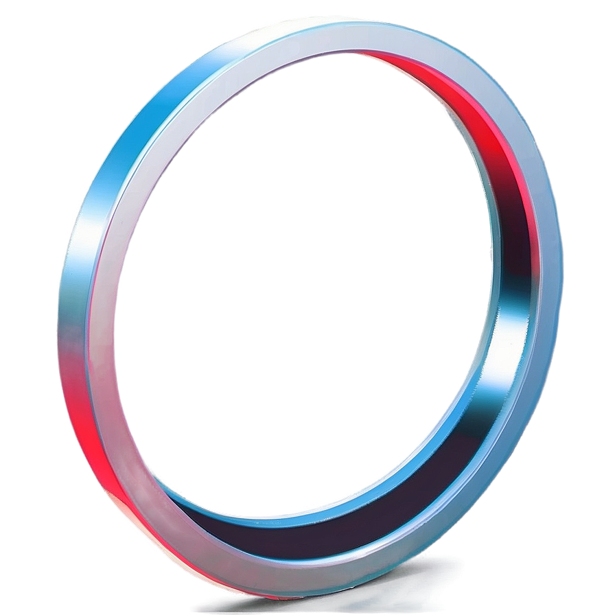 3d Circle With Cutout Effect Png 06272024