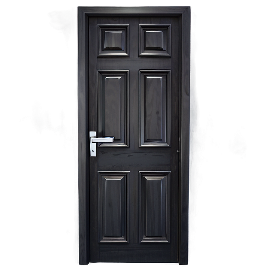 3d Closed Door Model Png 15