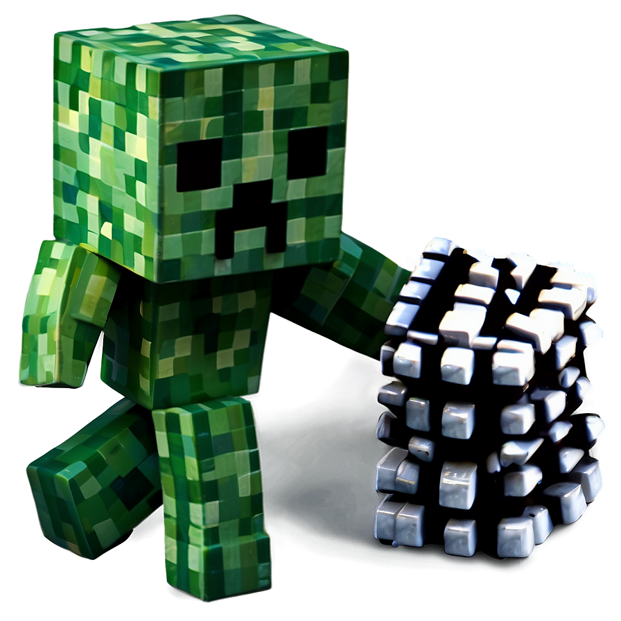 3d Creeper Minecraft Png 06122024