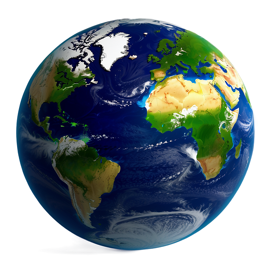 3d Earth In High Resolution Png Uxn