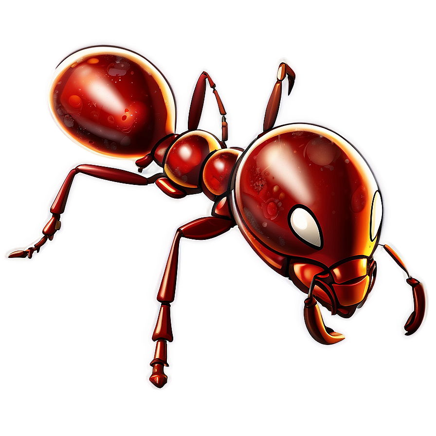 3d Fire Ant Graphic Png 06292024