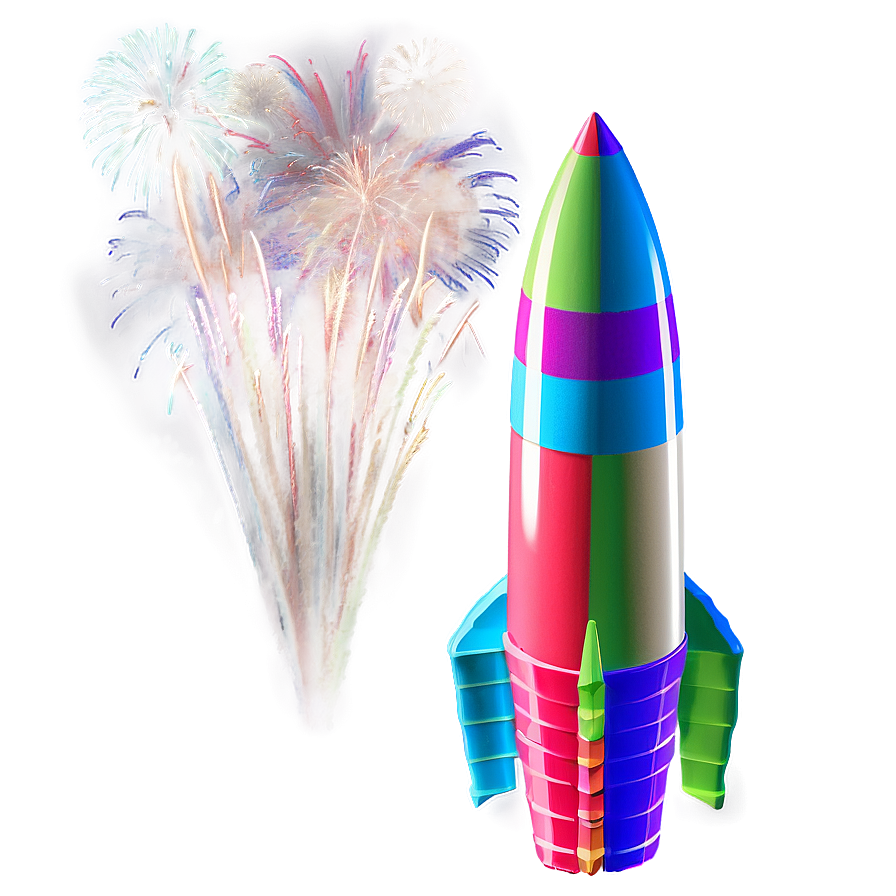 3d Firework Rocket Png Gam25