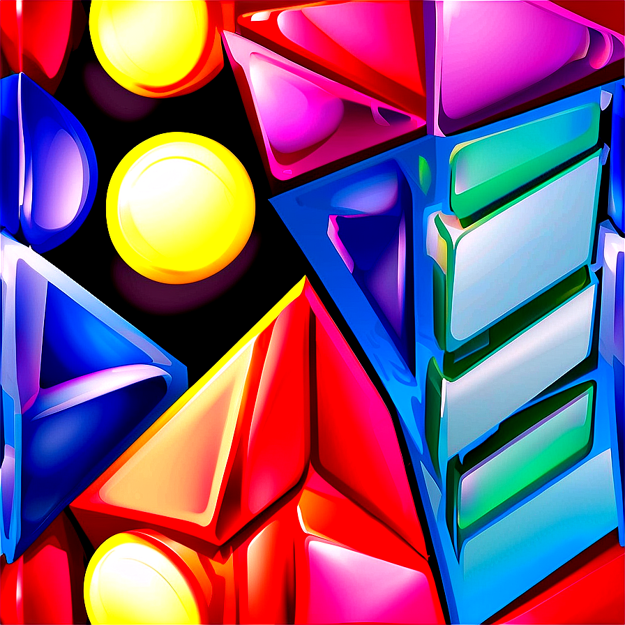 3d Geometric Shapes Png Ofa90