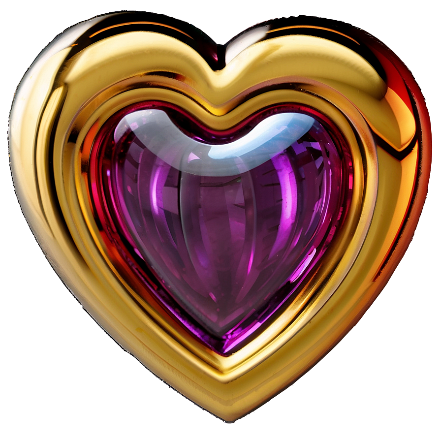 3d Glass Heart Png 25