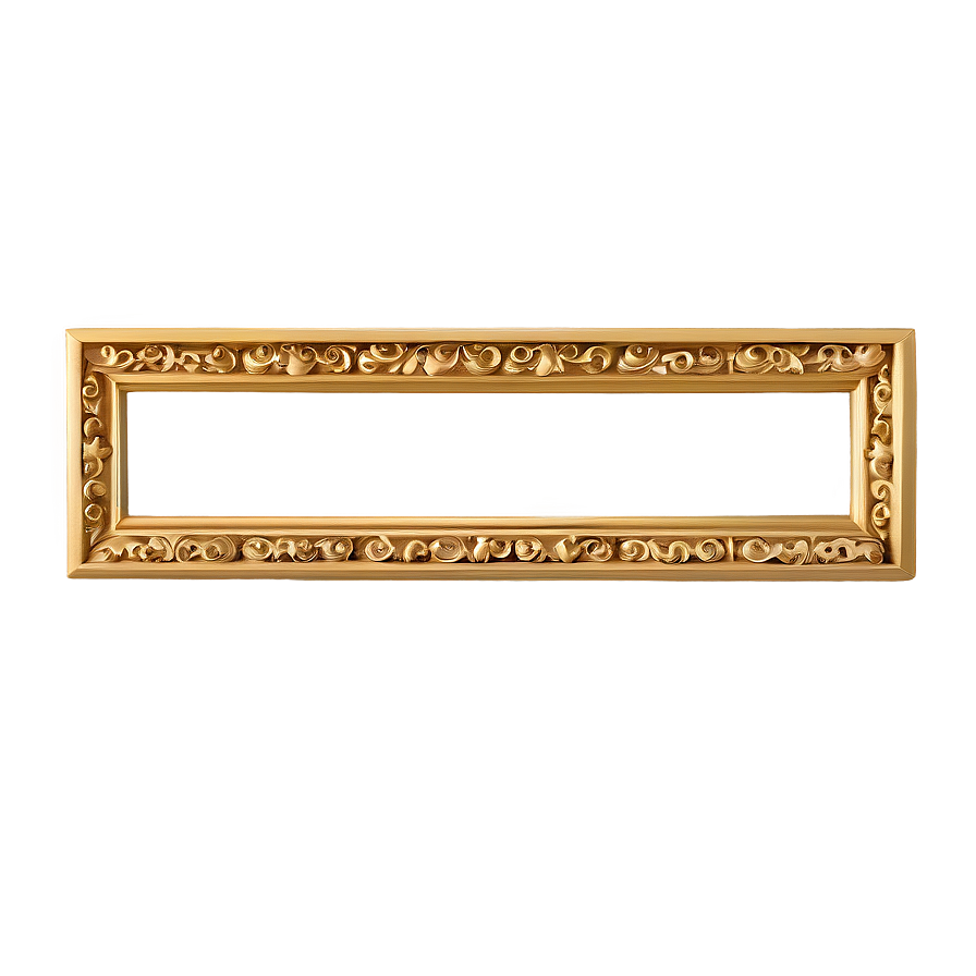 3d Gold Frame Png Hhq76