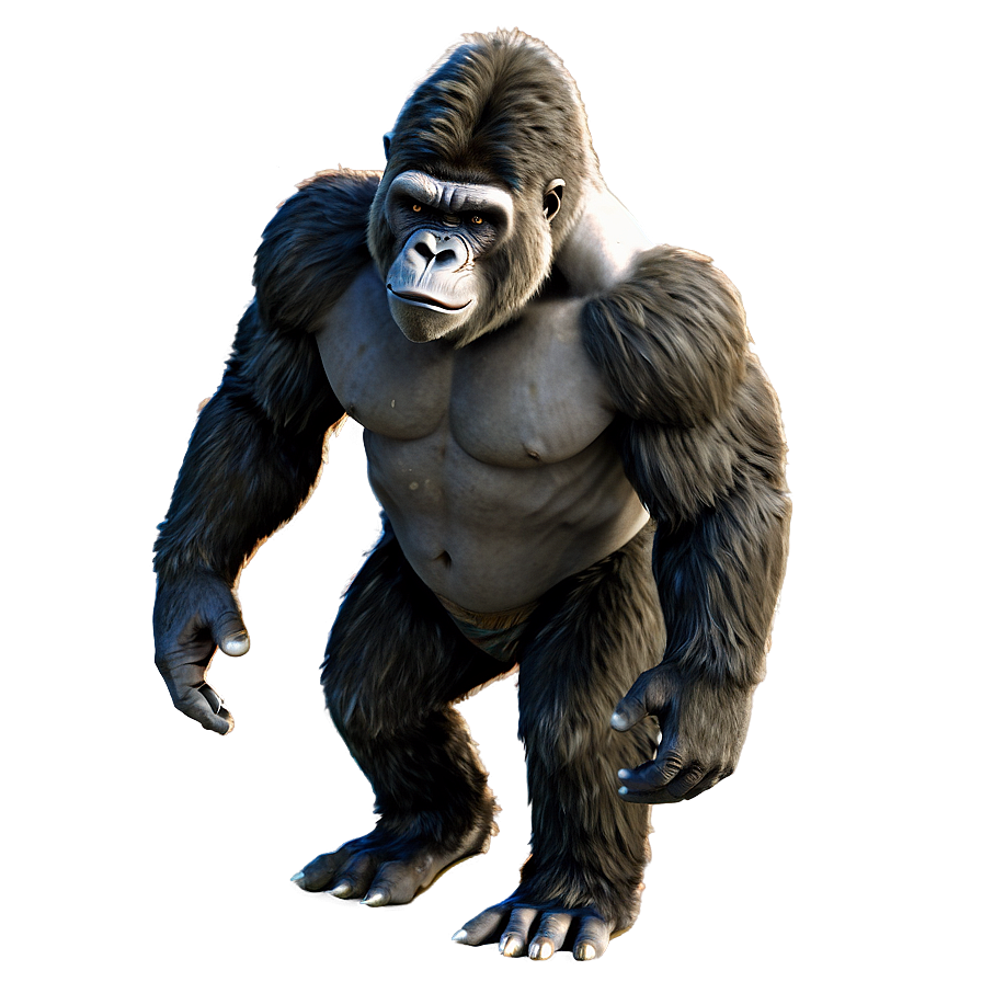 3d Gorilla Model Png 96