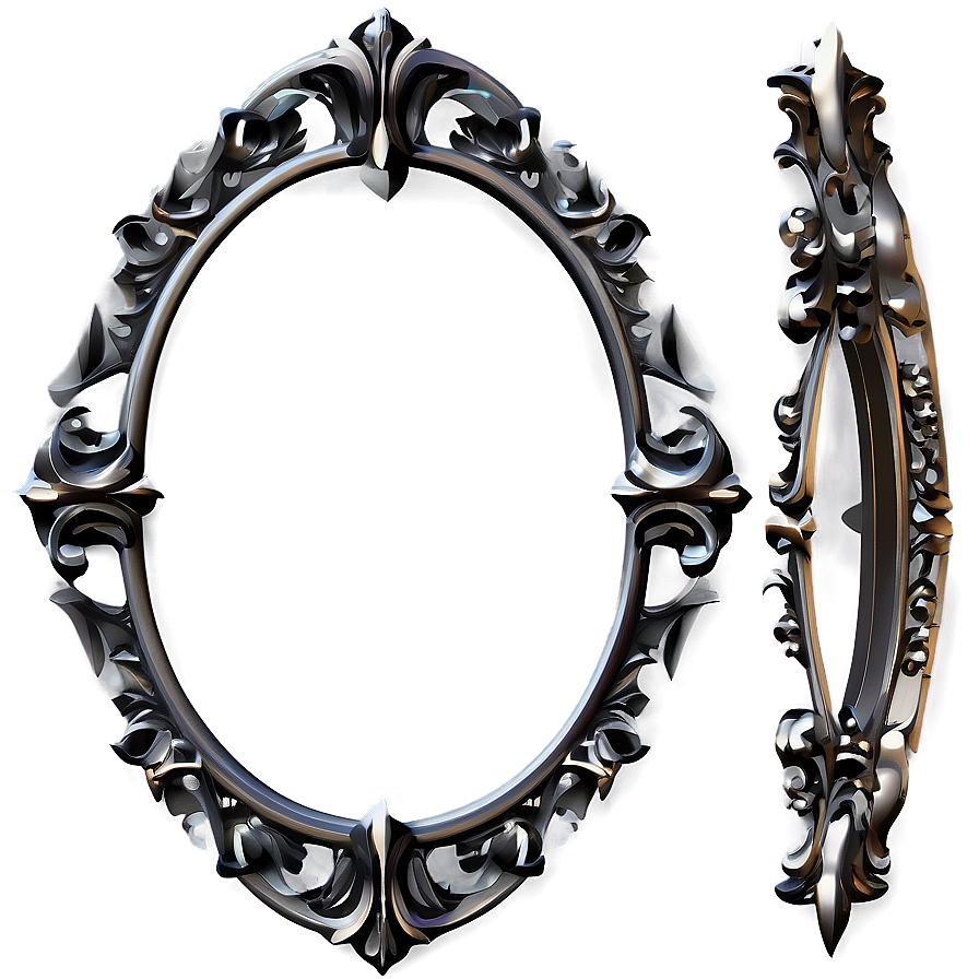 3d Gothic Frame Png 06262024