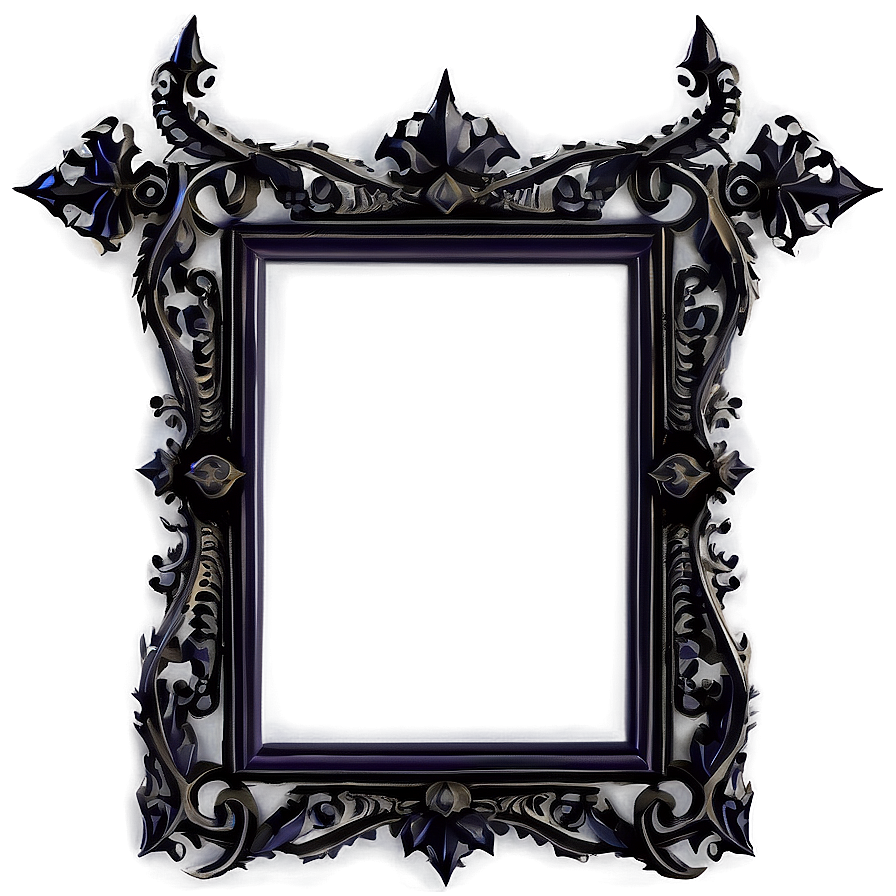 3d Gothic Frame Png 06262024