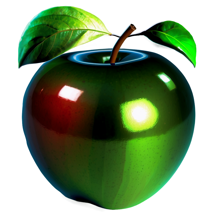 3d Green Apple Png Tua44