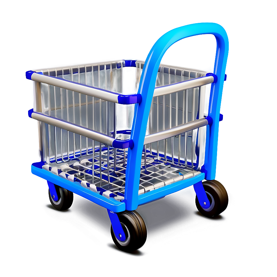 3d Grocery Cart Png 9